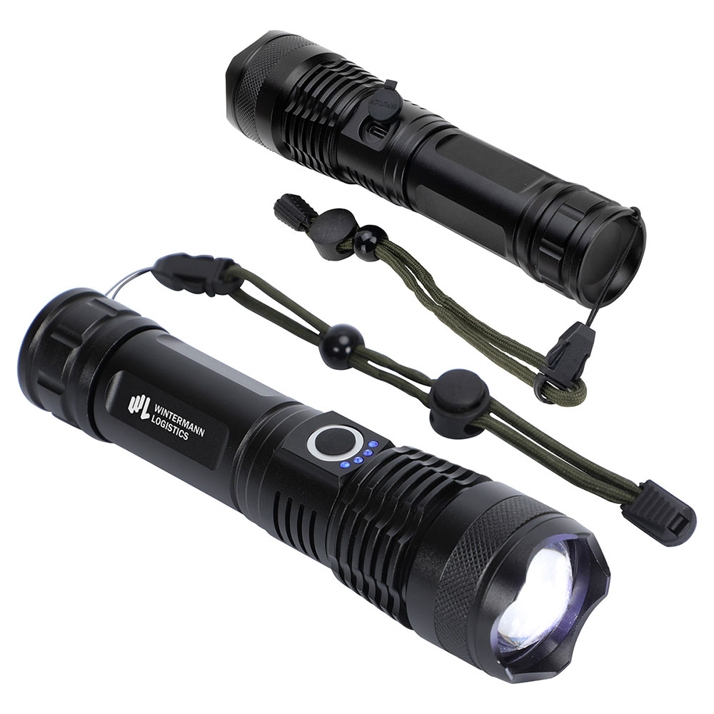 Best Buddy Tools Zoom Rechargeable Aluminum Telescopic-Focus LED Flashlight