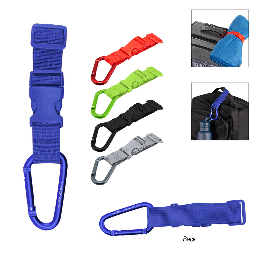 Adjustable Buckle Strap With Carabiner