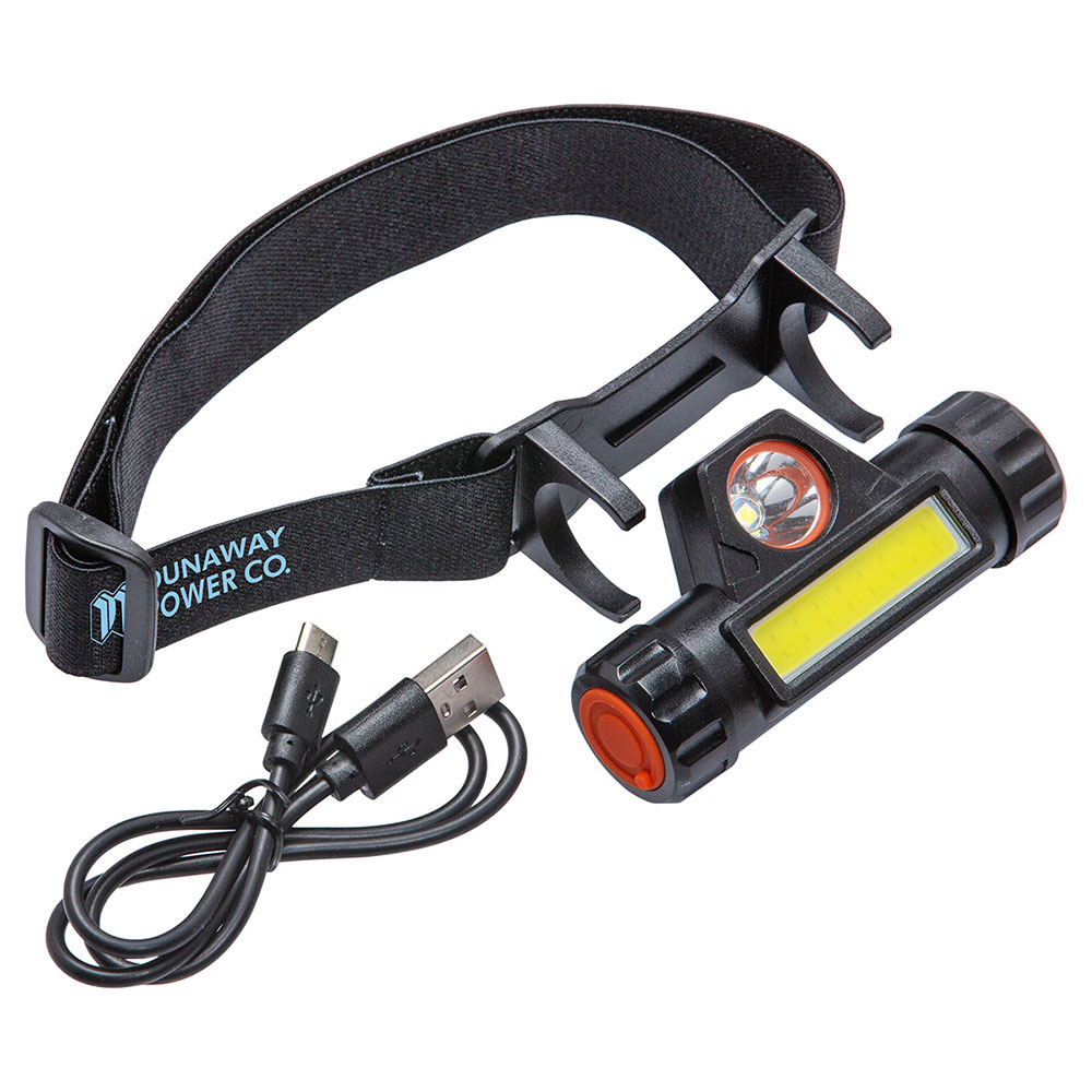 Best Buddy Tools® Nightline COB + LED Rechargeable Headlamp