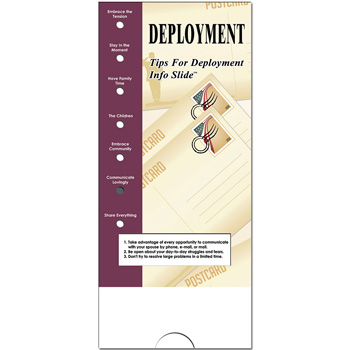 Military Info Slide: (25 Pack) Deployment