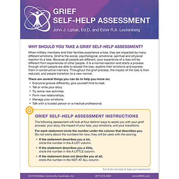 Grief Self&#8209;Help  Assessment