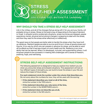 Stress Self&#8209;Help  Assessment