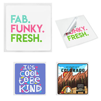 3" x 3" Rounded Corner Sticker