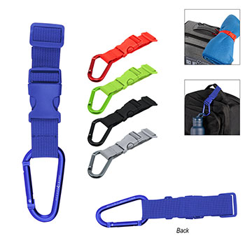 Adjustable Buckle Strap With Carabiner