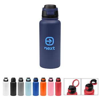 32 Oz. Pop Sip Recycled Stainless Steel Bottle