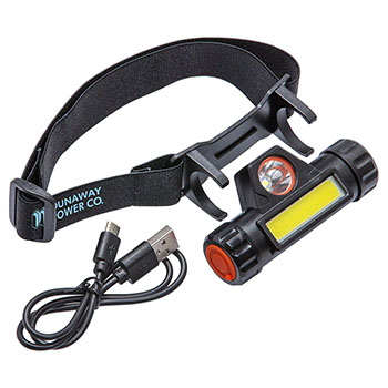 Best Buddy Tools® Nightline COB + LED Rechargeable Headlamp